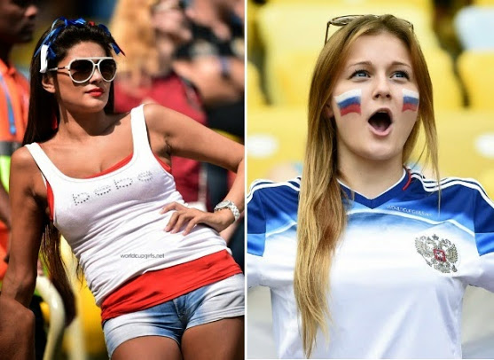 Russia World Cup girls