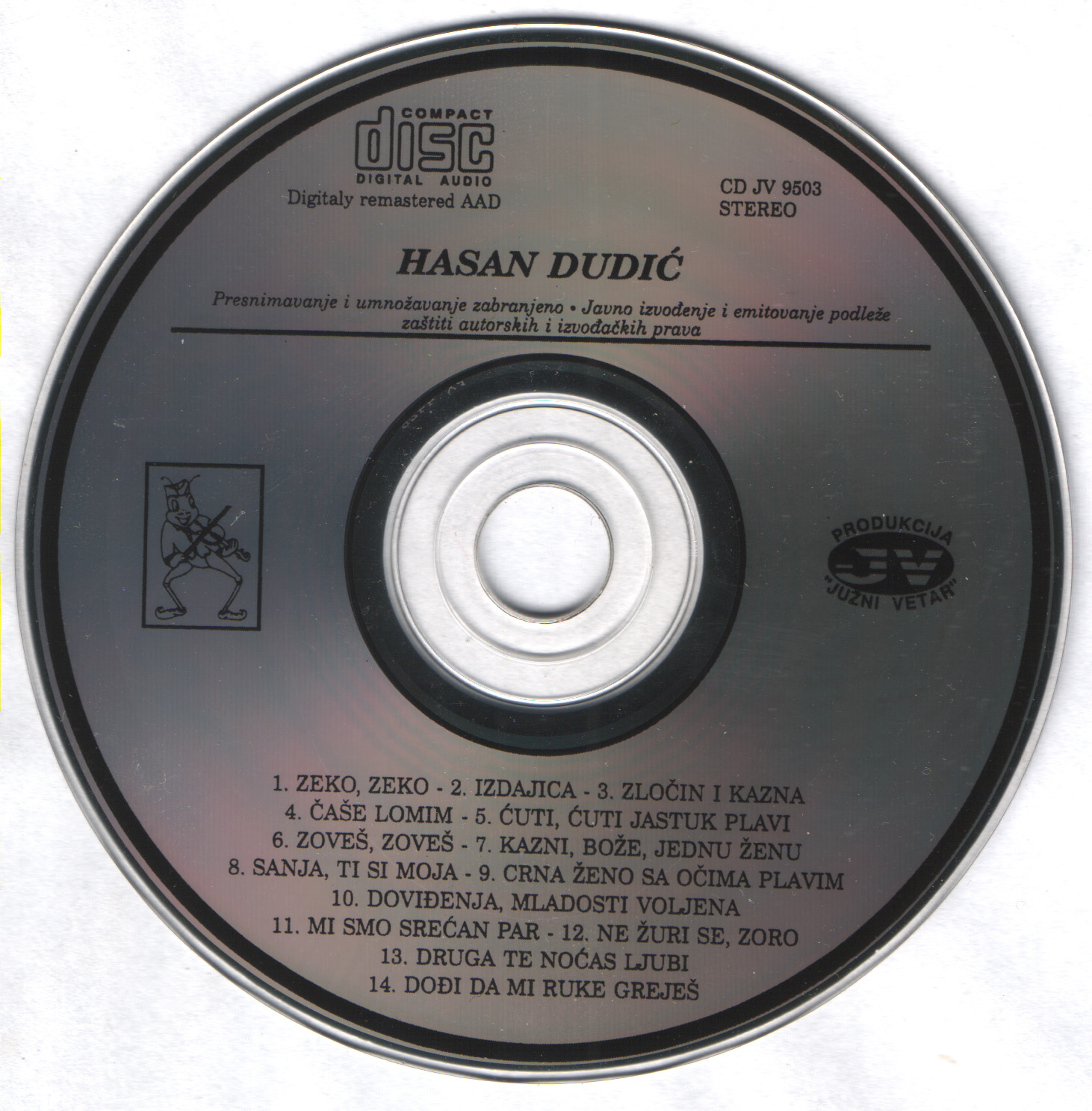 Hasam Dudic 1995 Cd