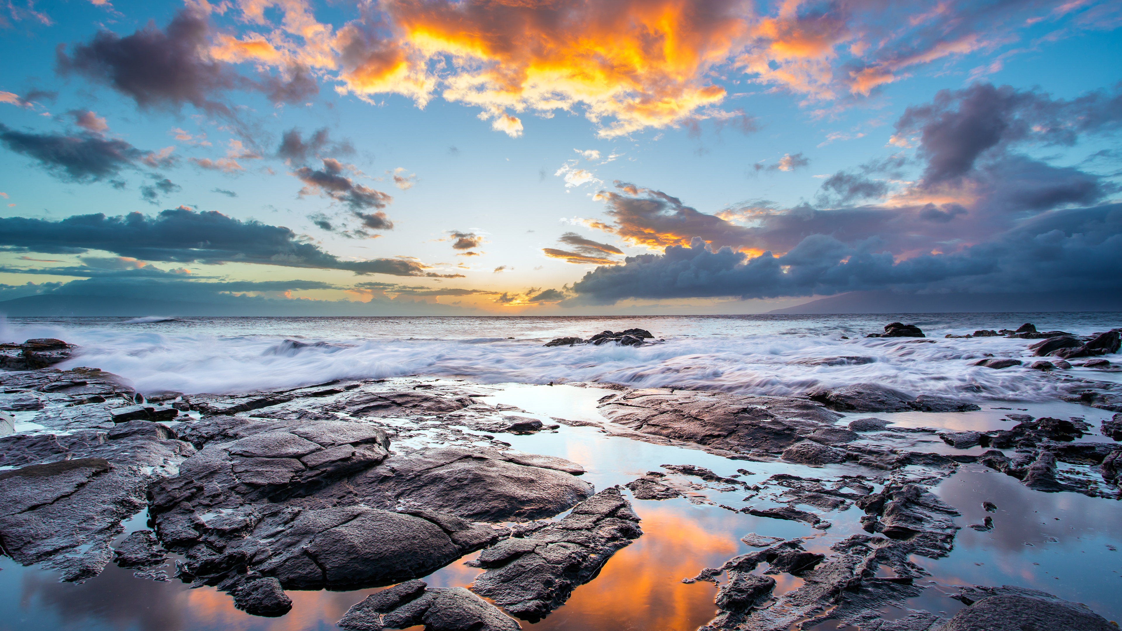 sunset maui hawaiian island 3840 x 2160 63