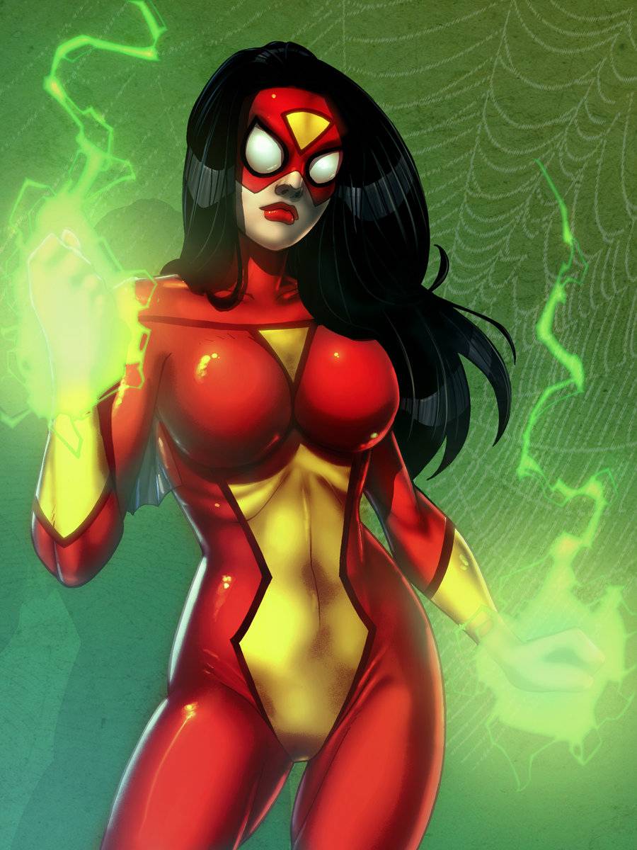 1221545 spider woman colored by windriderx 23